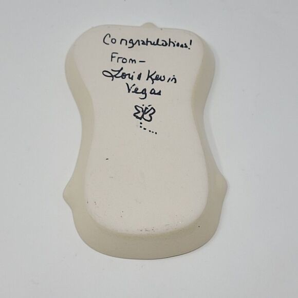 Vintage Nevco Taiwan Chef Spoon Rest Mid Century Modern Late 70's Tan Brown - Picture 6 of 6